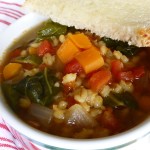 Barley & Lentil Soup with Swiss Chard | www.vegetariant.com