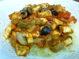 Tofu Chunky Vegetable Marinara | wwww.vegetariant.com