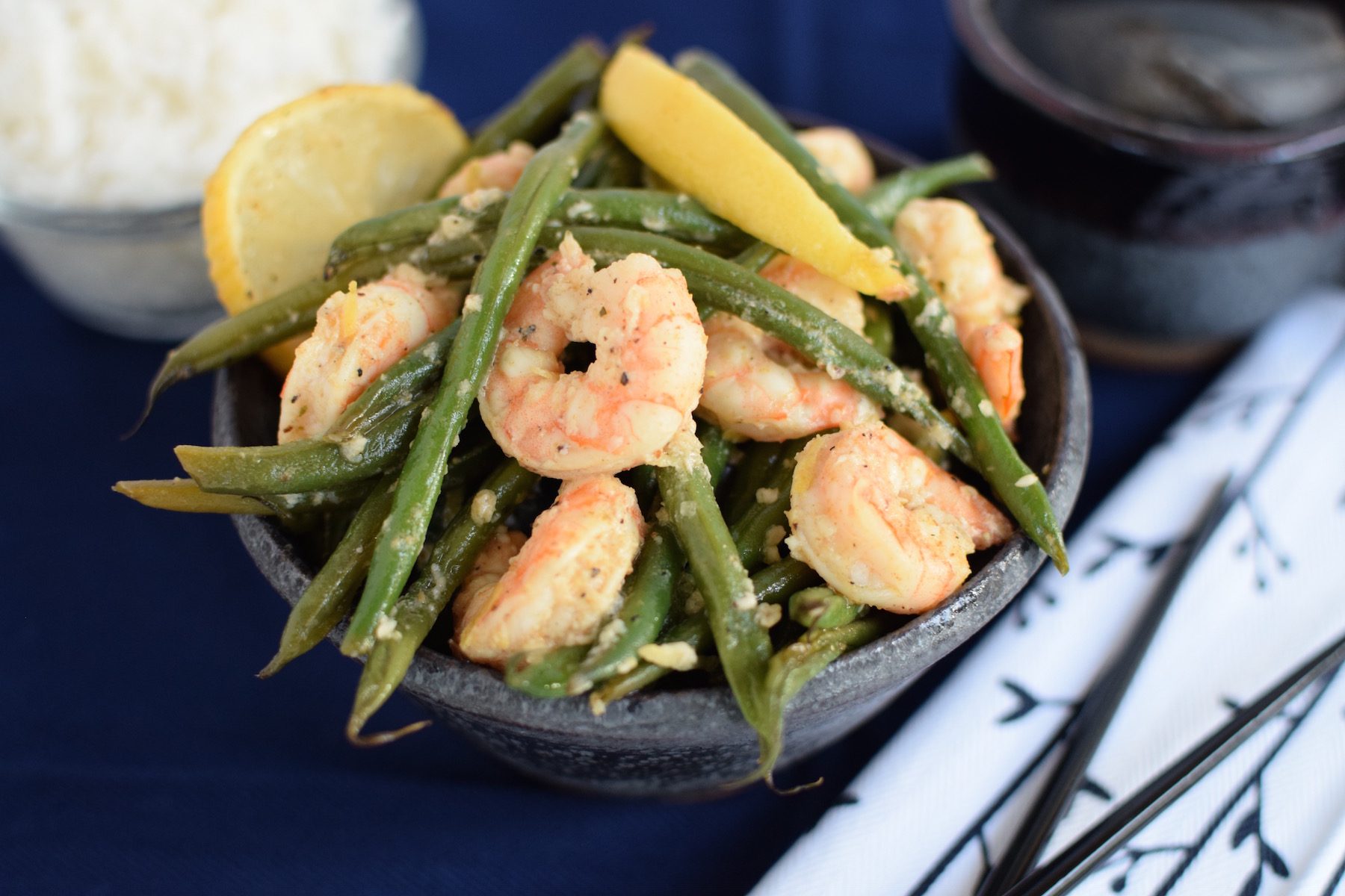 Lemon Shrimp & Green Beans | www.vegetariant.com